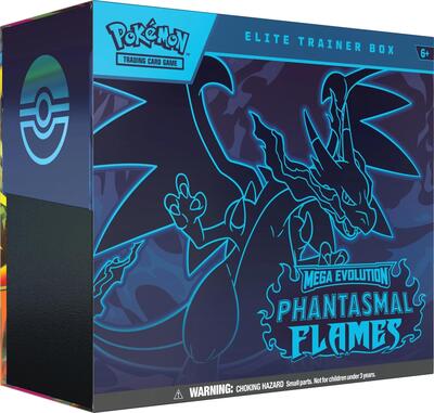 Elite Trainer Box Fogo Fantasmagórico, imagem ilustrativa da versão em inglês