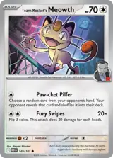 Team Rocket's Meowth 149/182