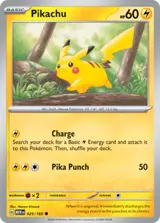 Pikachu 25/165