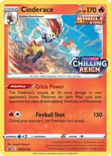 Cinderace SWSH112
