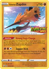 Galarian Zapdos SWSH124