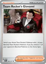 Team Rocket's Giovanni