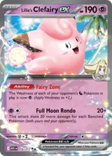 Lillie's Clefairy ex 76/217