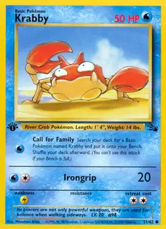 Krabby, imagem de catálogo