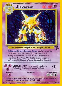 Alakazam, imagem de catálogo