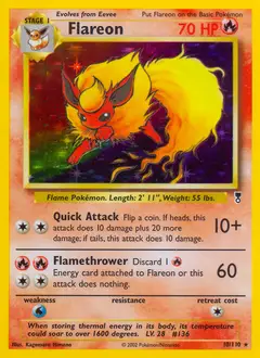 Flareon, imagem de catálogo