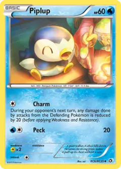 Piplup, imagem de catálogo