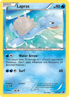 Lapras, imagem de catálogo