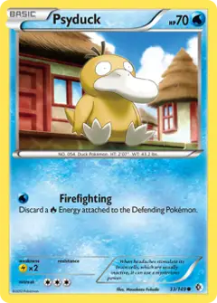 Psyduck, imagem de catálogo