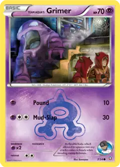 Team Aqua's Grimer, imagem de catálogo