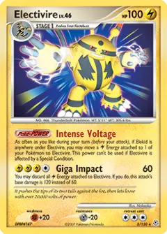 Electivire, imagem de catálogo