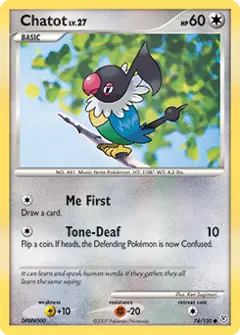 Chatot, imagem de catálogo