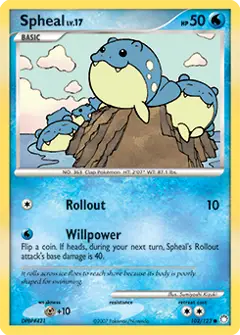 Spheal, imagem de catálogo