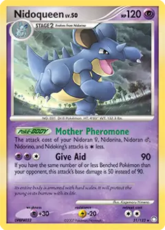 Nidoqueen, imagem de catálogo