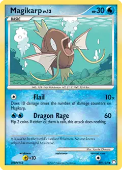 Magikarp, imagem de catálogo