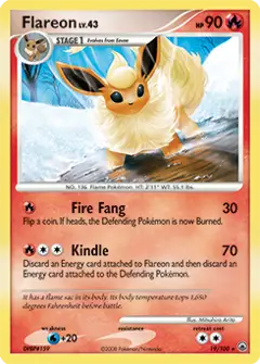Flareon, imagem de catálogo
