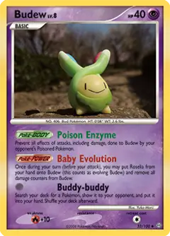 Budew, imagem de catálogo