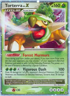 Torterra LV.X, imagem de catálogo