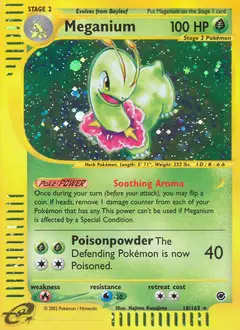 Meganium, imagem de catálogo