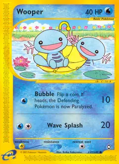 Wooper, imagem de catálogo
