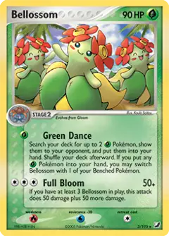 Bellossom, imagem de catálogo