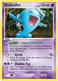 Wobbuffet, imagem de catálogo