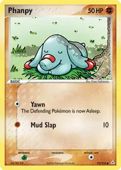 Phanpy, imagem de catálogo