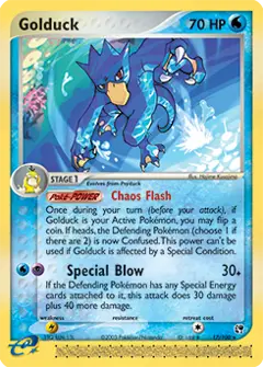Golduck, imagem de catálogo
