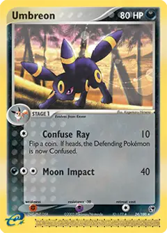 Umbreon, imagem de catálogo