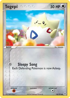 Togepi, imagem de catálogo