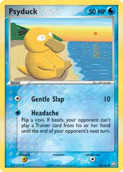 Psyduck, imagem de catálogo