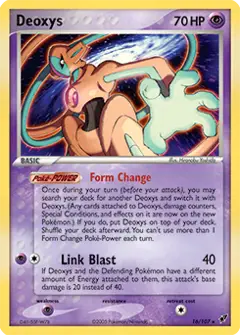 Deoxys, imagem de catálogo