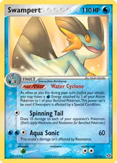 Swampert, imagem de catálogo