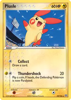 Plusle, imagem de catálogo