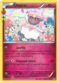 Diancie, imagem de catálogo