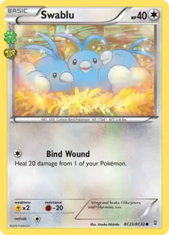 Swablu, imagem de catálogo