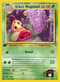 Erika's Weepinbell, imagem de catálogo