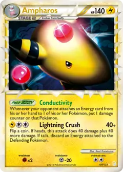 Ampharos, imagem de catálogo
