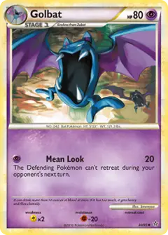 Golbat, imagem de catálogo