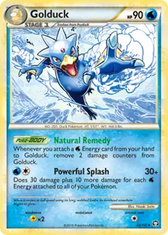 Golduck, imagem de catálogo