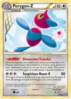 Porygon-Z, imagem de catálogo