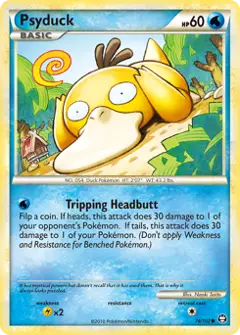 Psyduck, imagem de catálogo