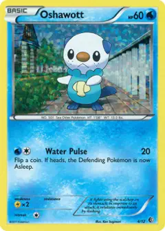 Oshawott, imagem de catálogo