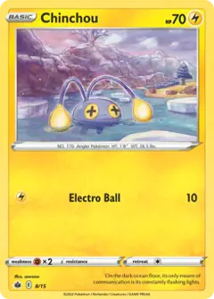 Chinchou, imagem de catálogo