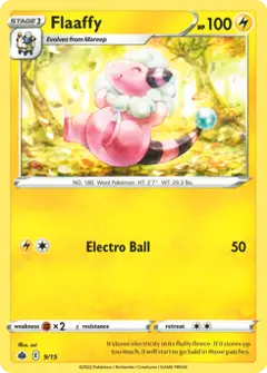 Flaaffy, imagem de catálogo
