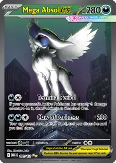 Mega Absol ex, imagem de catálogo