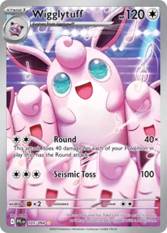 Wigglytuff, imagem de catálogo