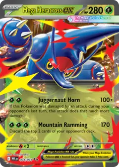 Mega Heracross ex, imagem de catálogo