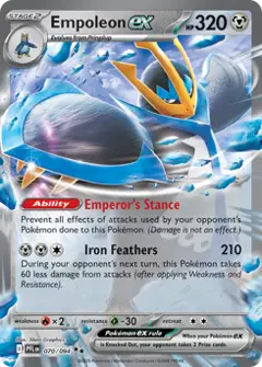 Empoleon ex, imagem de catálogo