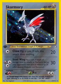Skarmory, imagem de catálogo